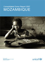 Consolidated donor report 2007 Mozambique