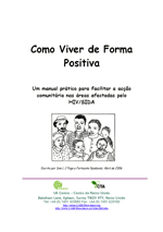 Como Viver de Forma Positiva: Um manual prР±tico para facilitar a acР·Ріo comunitР±ria nas Р±reas afectadas pelo HIV/SIDA